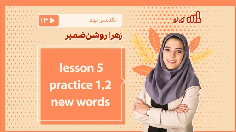 lesson 5 - practice 1,2 - new words