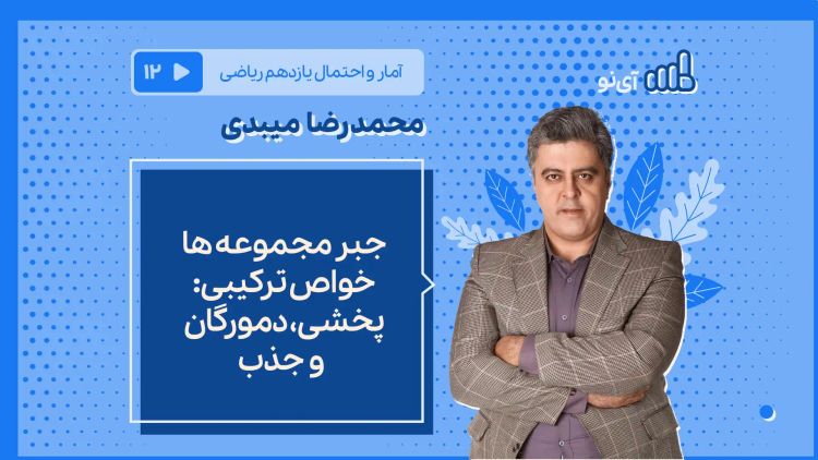 جبر مجموعه ها - خواص ترکیبی: پخشی، دمورگان و جذب