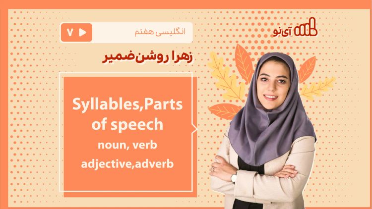 Syllables,Parts of speech (noun, verb,adjective,adverb,…)